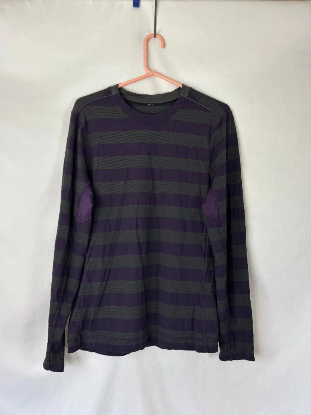 lululemon Purple Stripe Shirt Long Sleeve L